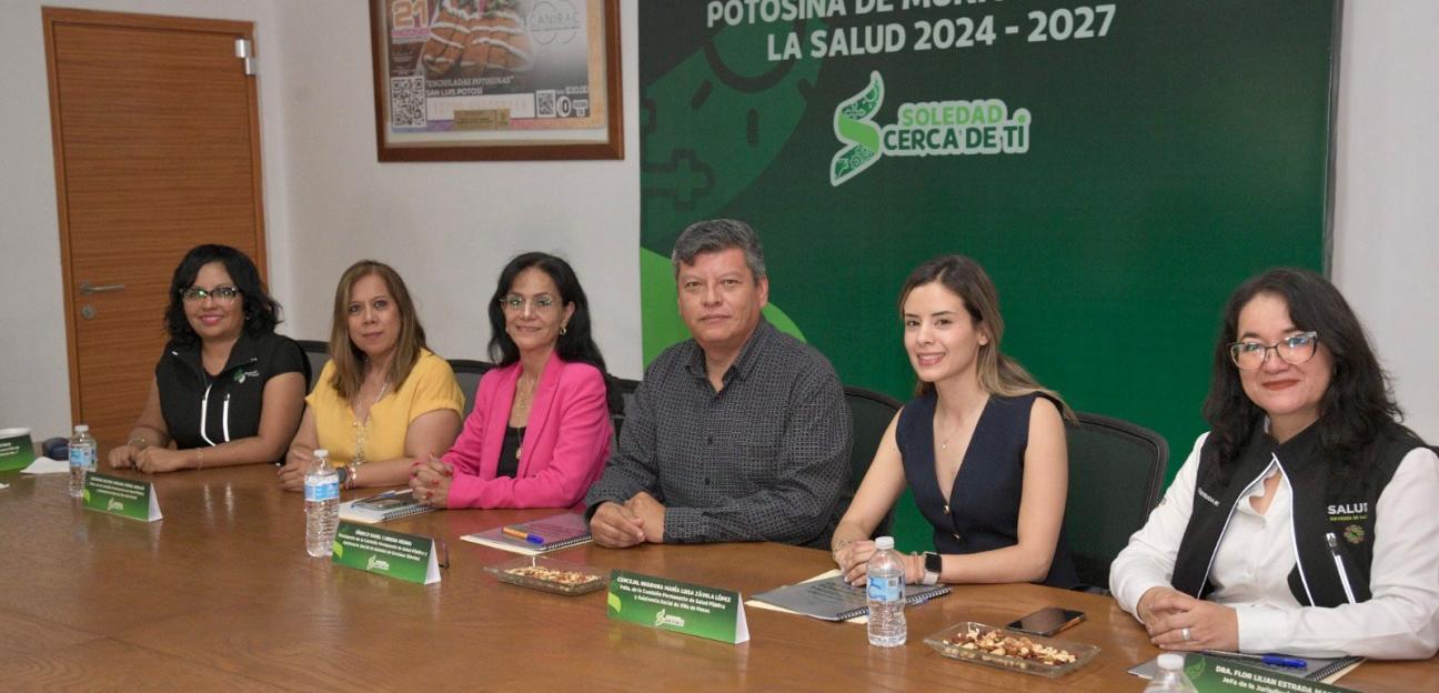 Soledad encabeza acciones de salud pública de la Red Potosina de Municipios por la Salud 2024-2027