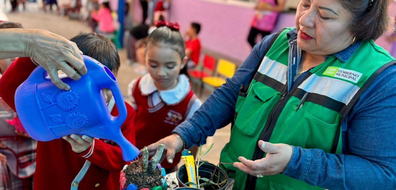 Ayuntamiento de Soledad promueve la cultura ambiental y reciclaje en niños
