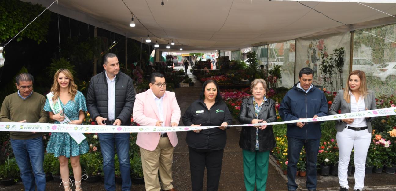 Soledad de Graciano Sánchez se llena de color con inauguración de Feria de las Flores 2025