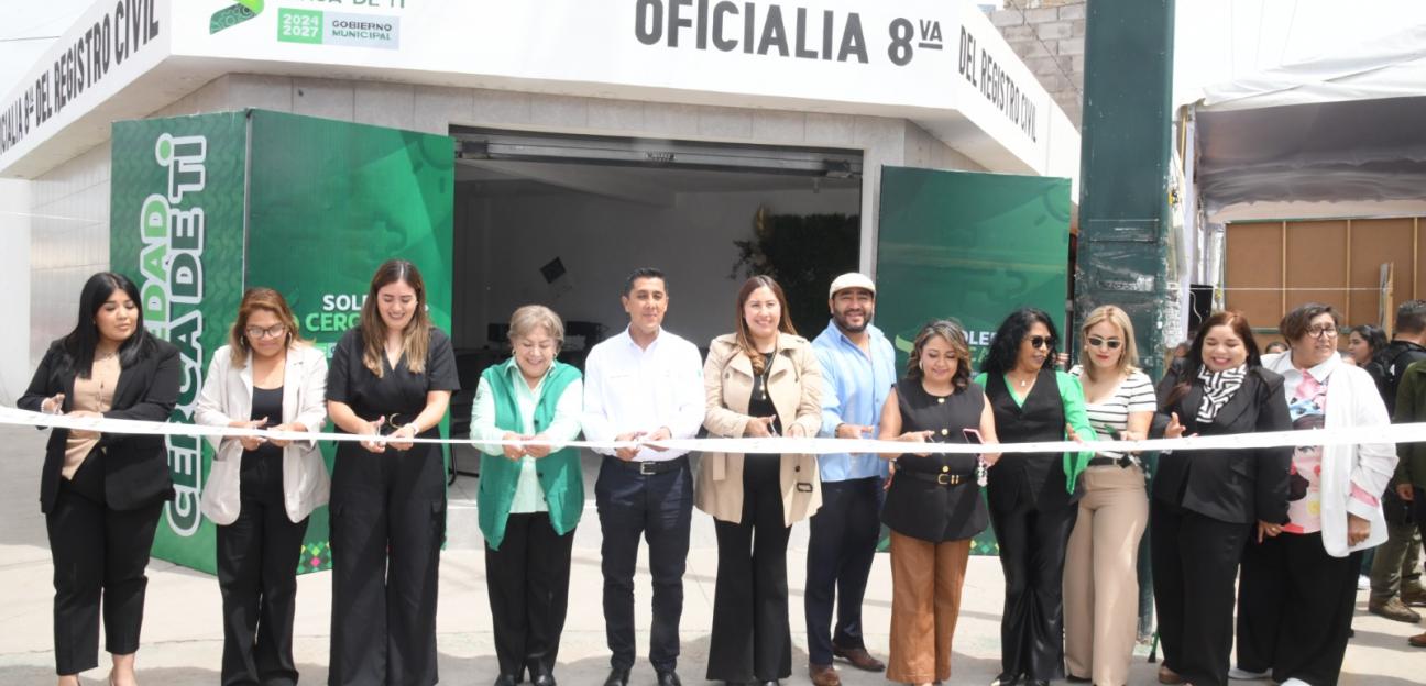 Gobierno de Soledad inaugura nueva oficialía del Registro Civil y acerca trámites a la colonia Santo Tomás