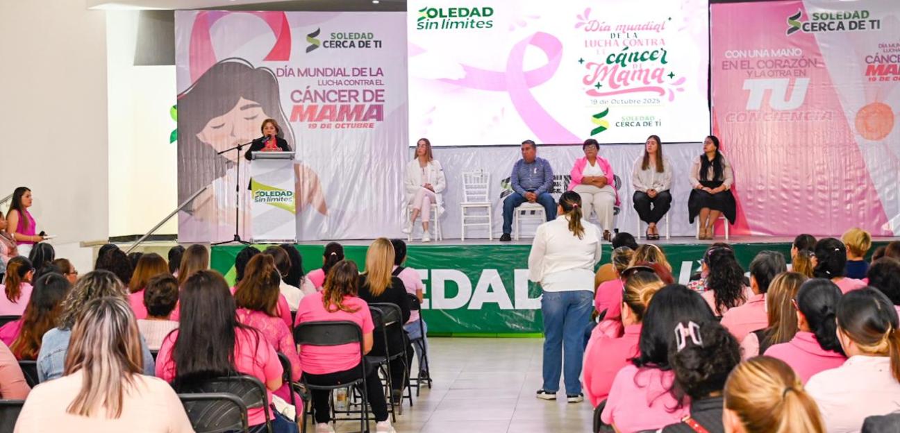 Alcalde Juan Manuel Navarro hace llamado a la conciencia sobre el combate del cáncer de mama