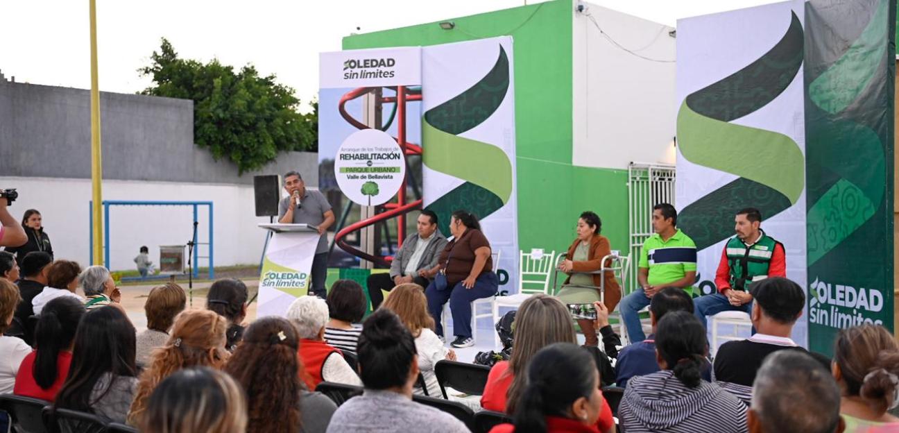 Alcalde Navarro Muñiz fortalece la convivencia familiar con arranque de nuevo parque urbano