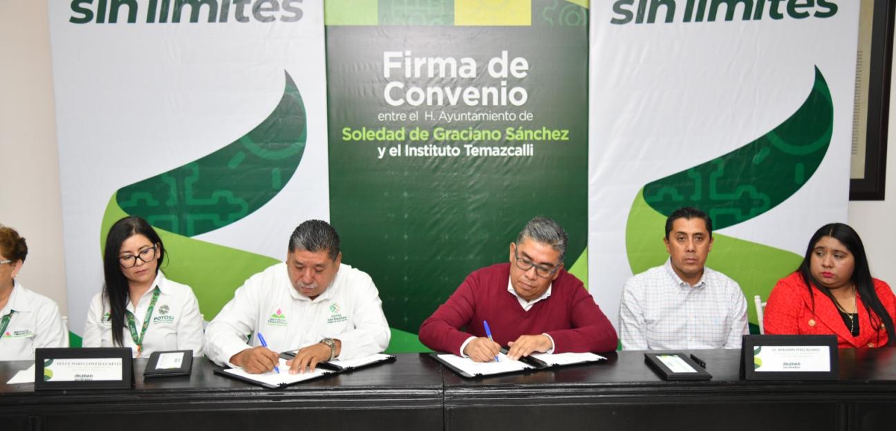 Soledad de G.S. suma alianza con Temazcalli para promover salud integral en estudiantes