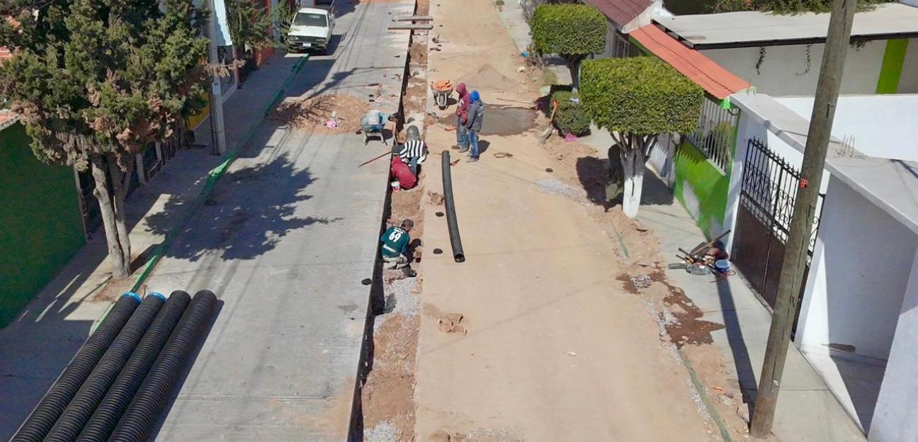 Renovación de la red de drenaje en Villas de Foresta alcanza un 45% de progreso