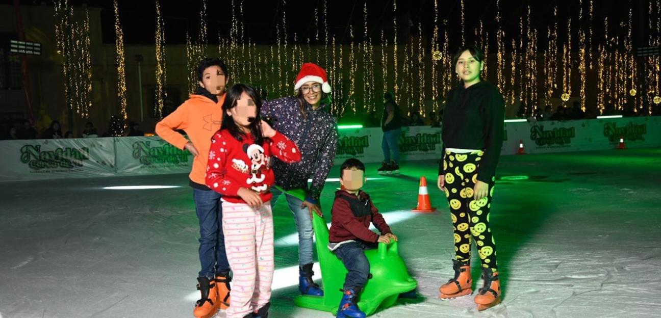 Pista de Hielo en Soledad, lista para enmarcar la navidad en familia y con amigos