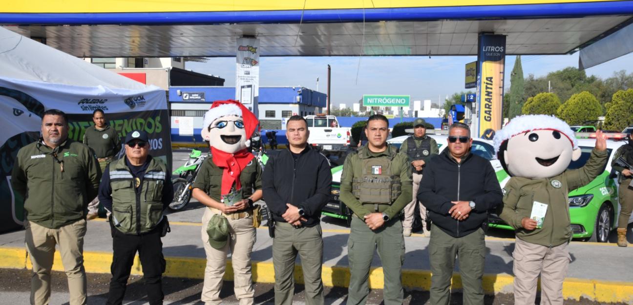 Soledad de Graciano Sánchez da bienvenida a connacionales con operativo -Héroes Paisanos-