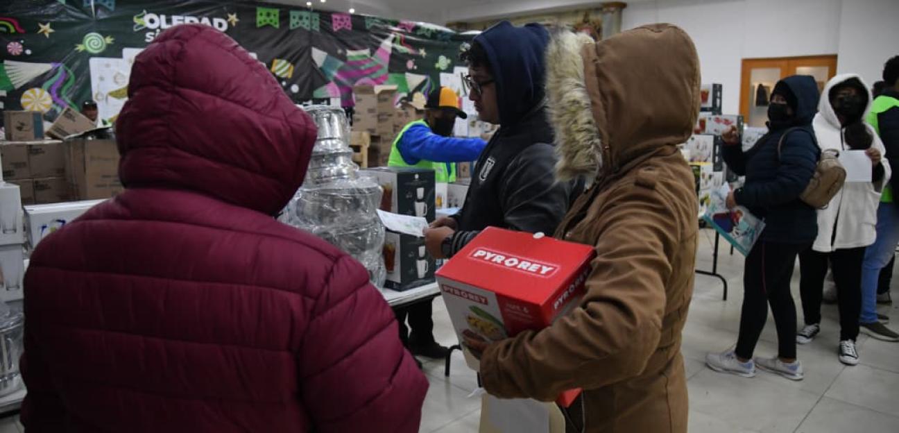 Ayuntamiento de Soledad entrega 20 mil electrodomésticos a contribuyentes cumplidos y prepara segundo lote 