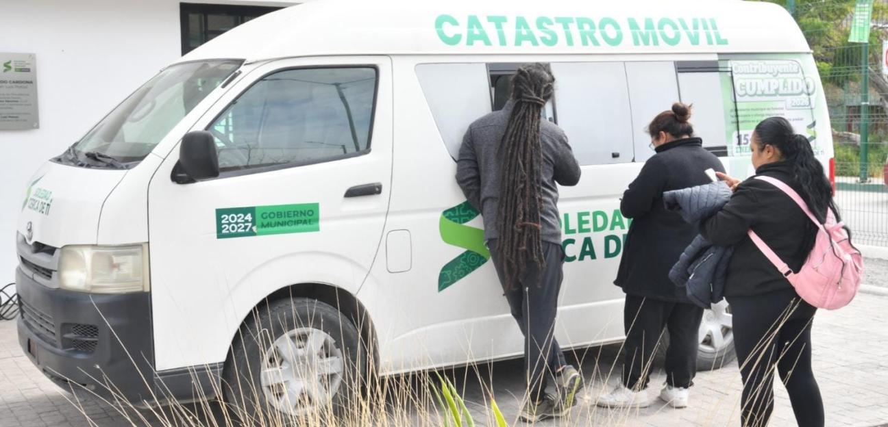 Ayuntamiento de Soledad facilita pago del impuesto predial con unidades móviles