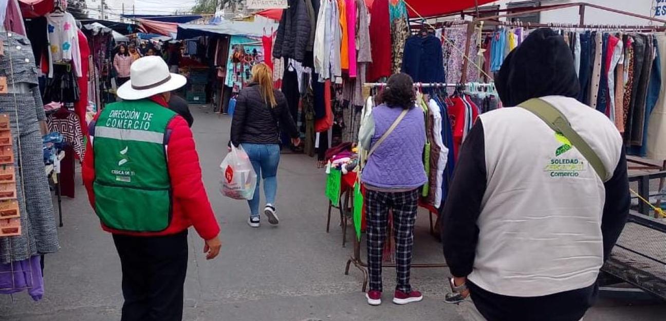 Soledad avanza en el ordenamiento y regulación del comercio ambulante