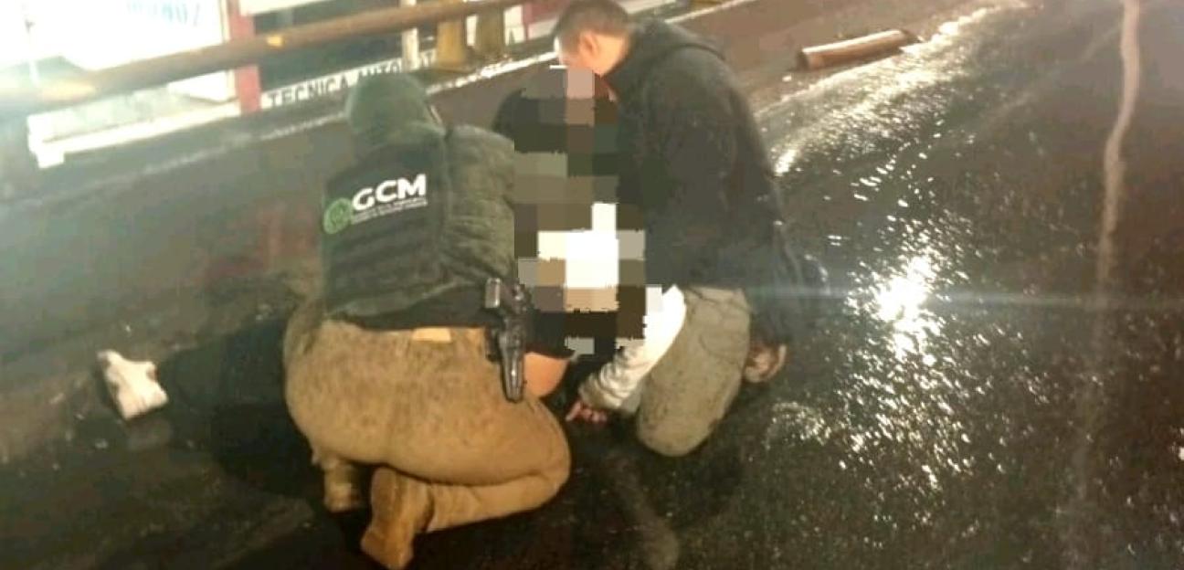 Guardia Civil de Soledad evita situación de riesgo en una menor en puente del Circuito Potosí