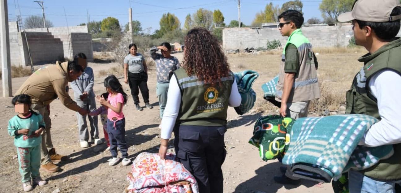 Protección Civil de Soledad mantiene Operativo Invernal; pronóstico de más descensos de temperatura