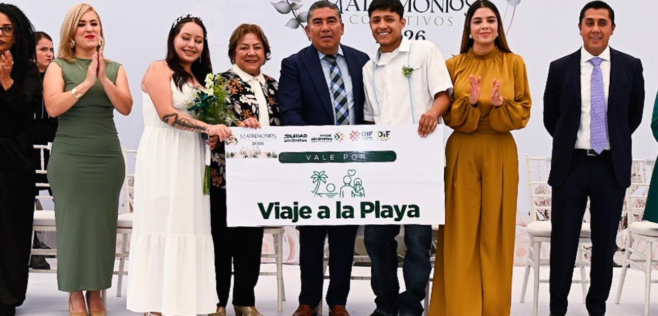 El amor se hace presente en Soledad, con el matrimonio de 180 parejas