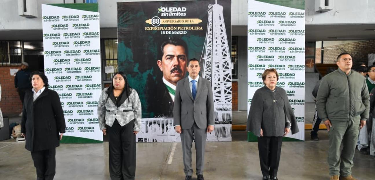 Ayuntamiento de Soledad conmemora la decisión histórica de la Expropiación Petrolera