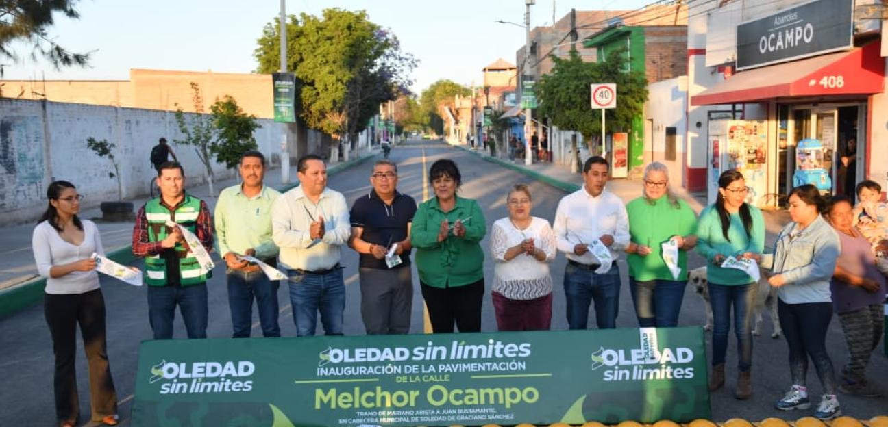 Con más pavimentaciones, Soledad es el mejor municipio de SLP: Juan Manuel Navarro