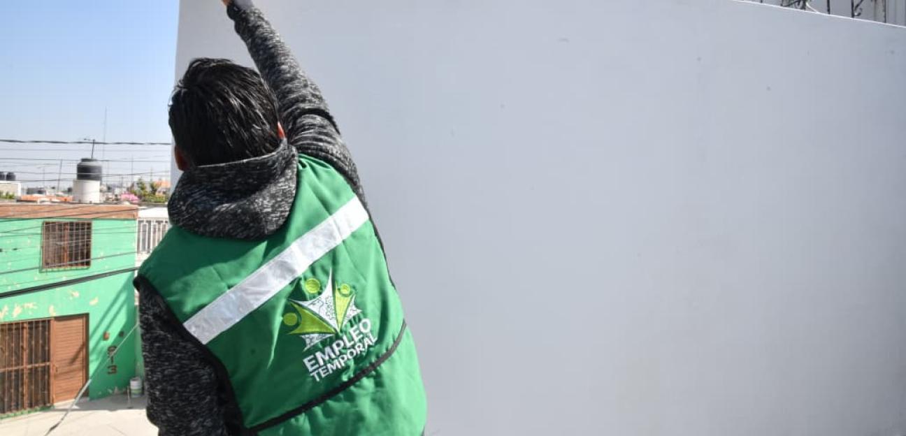 Avanza rehabilitación y mejora urbana en Soledad con programa de Empleo Temporal