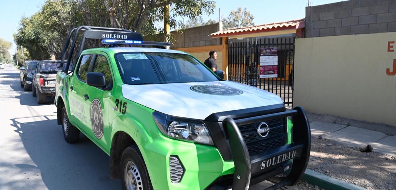 Gobierno de Soledad garantiza vigilancia en escuelas durante vacaciones de Semana Santa