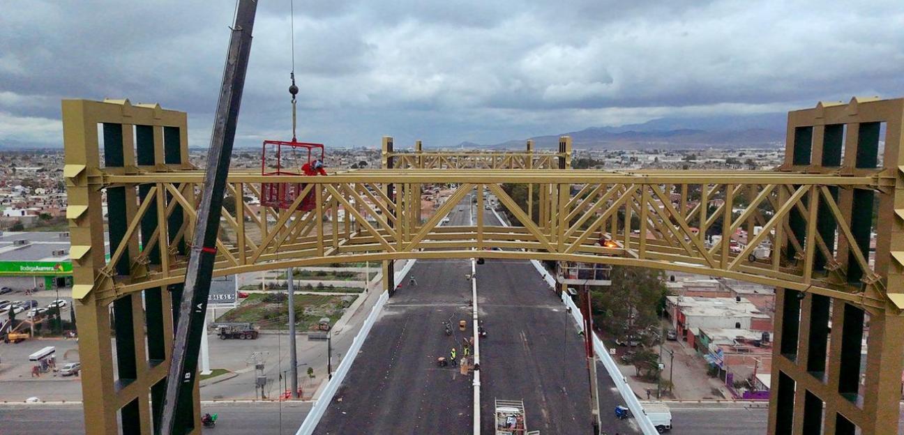 En próximos días, la inauguración del mega puente superior vehicular en Soledad de G.S.