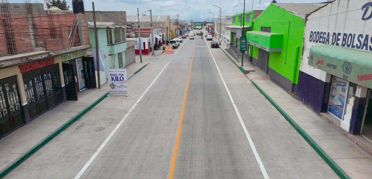 Centro de abastos resalta renovación de av. Camino a la Libertad por sus múltiples beneficios