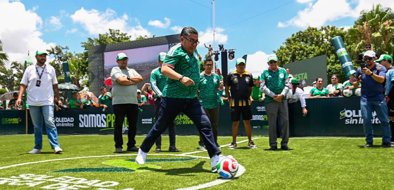 Gobierno municipal de Soledad prepara espectacular final de la fiesta futbolera: España vs Argentina